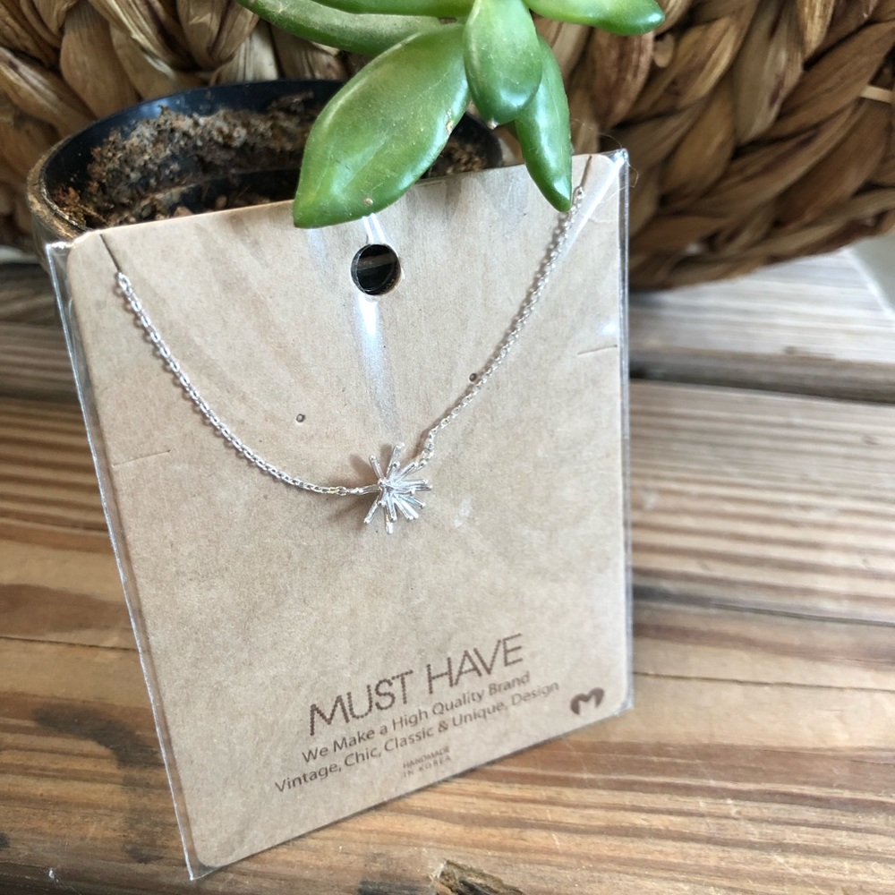 Dainty Must Have Starburst Sea Urchin Necklace